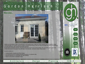 image of gordon harrison website